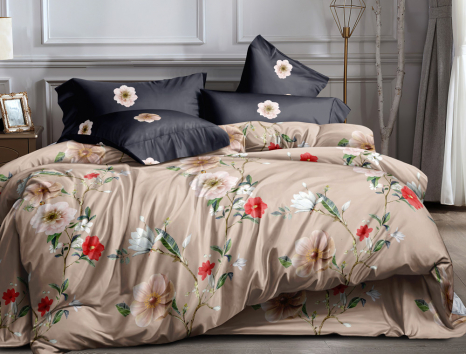 Сімейний набір постільної білизни із Ранфорсу №183290AB Черешенка™