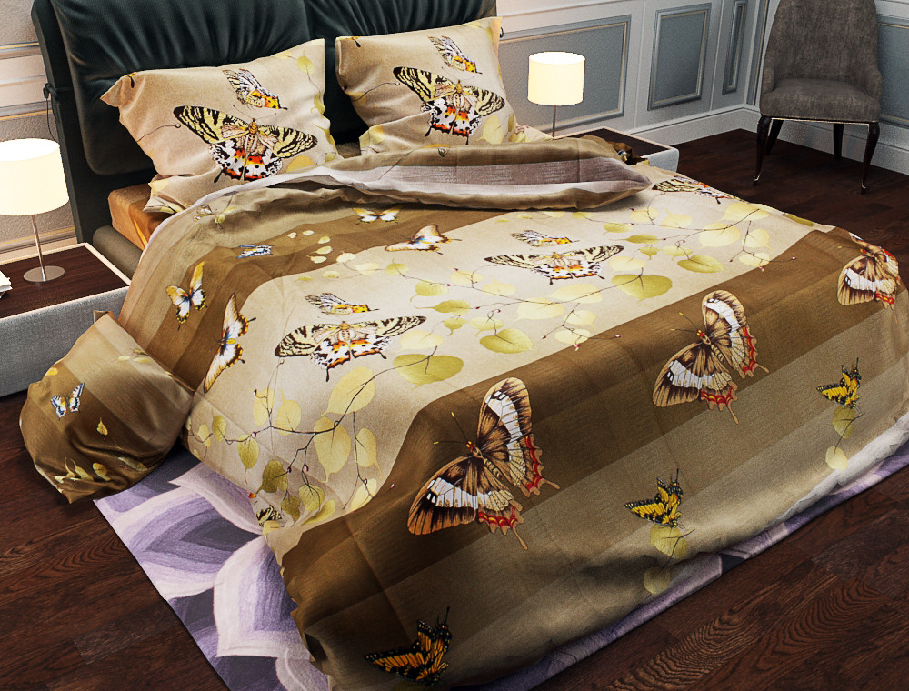 Ткань для постельного белья Бязь "Gold" Lux GL173