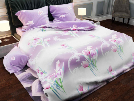 Тканина для постільної білизни Бязь "Gold" Lux GL701 (A+B) - (50м+50м)