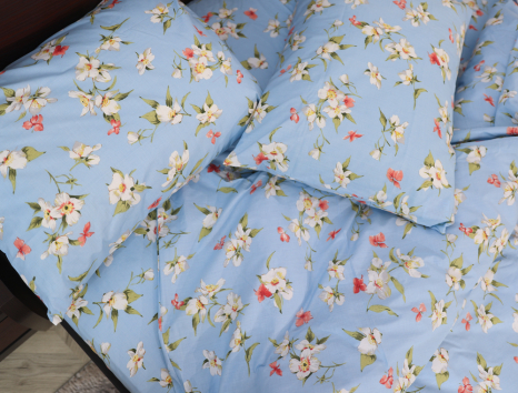 Семейный набор хлопкового постельного белья из Бязи "Gold" №154720 Черешенка™