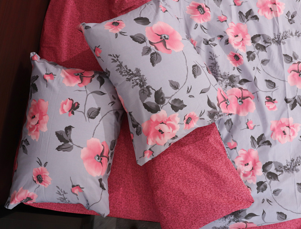 Сімейний набір постільної білизни із Бязі "Gold" №152614АВ Черешенка™