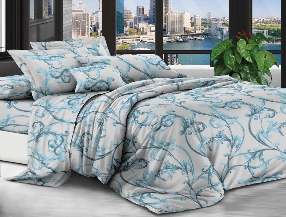 Сімейний набір постільної білизни 240*220 із полікотону №203418 Черешенька™