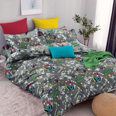 Ткань для постельного белья Бязь "Gold" Lux GLB333 (A+B) - (50м+50м)