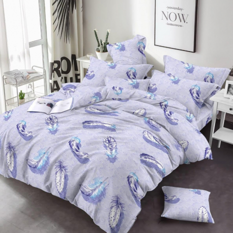 Ткань для постельного белья Бязь "Gold" Lux GL3543purple