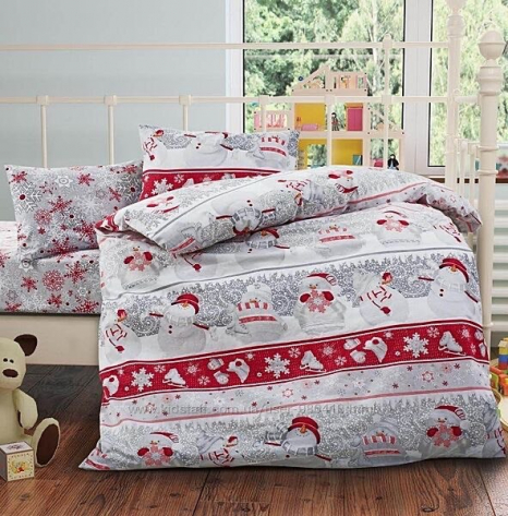 Двуспальный набор постельного белья 180*220 из Бязи "Gold" №158100АВ Черешенка™