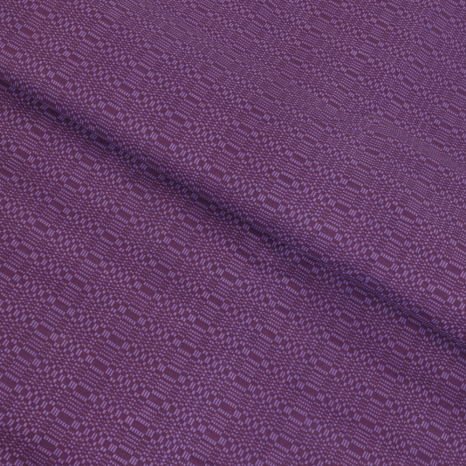 Ткань для постельного белья Бязь "Gold" Lux "Завитки (фиолетовый)" GL051 (A+B) - (50м+50м)