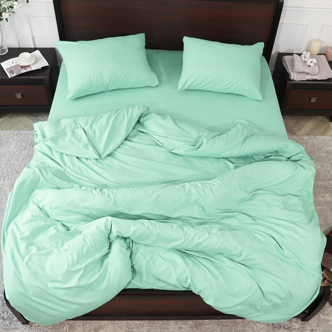 Полуторний набір постільної білизни 150*220 із мікрофібри №205409 Черешенька™