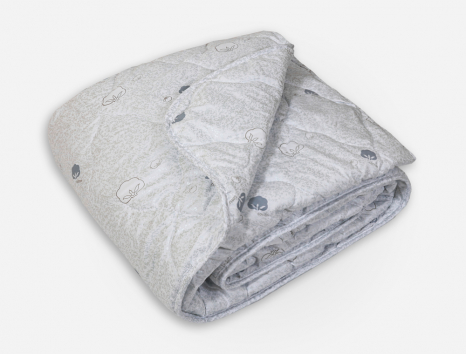 Двоспальна літня ковдра мікрофібра/холофайбер №41112