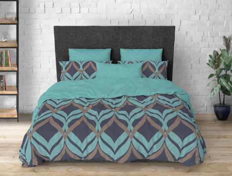 Ткань для постельного белья Бязь "Gold" Lux GL4921 (A+B) - (50м+50м)