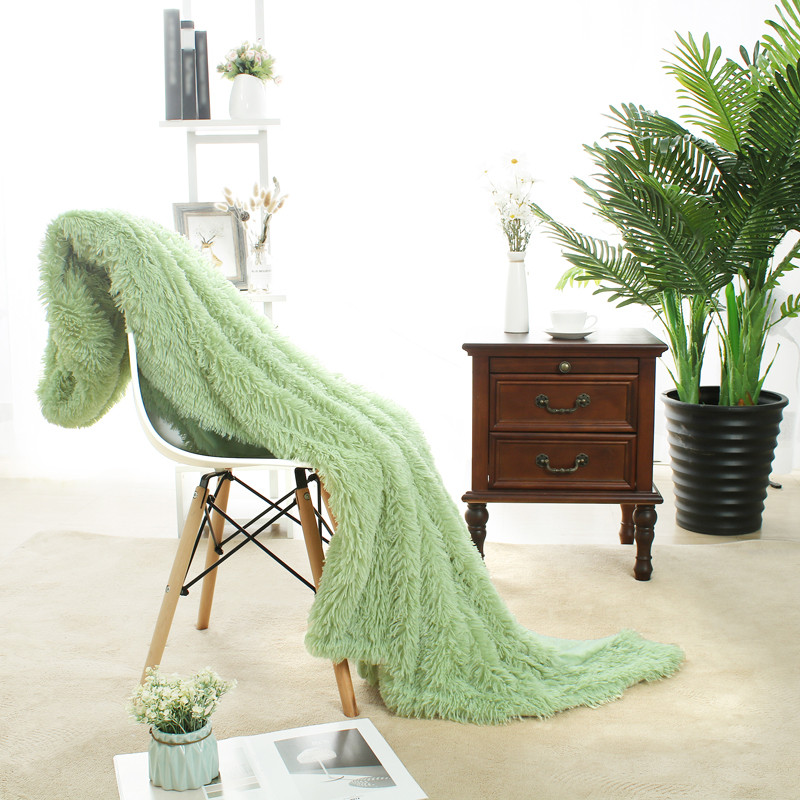 Євро-максі покривало-плед "травка" (240*220) - зелене