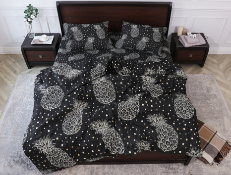 Семейный набор хлопкового постельного белья из Бязи "Gold" №151535AB Черешенка™