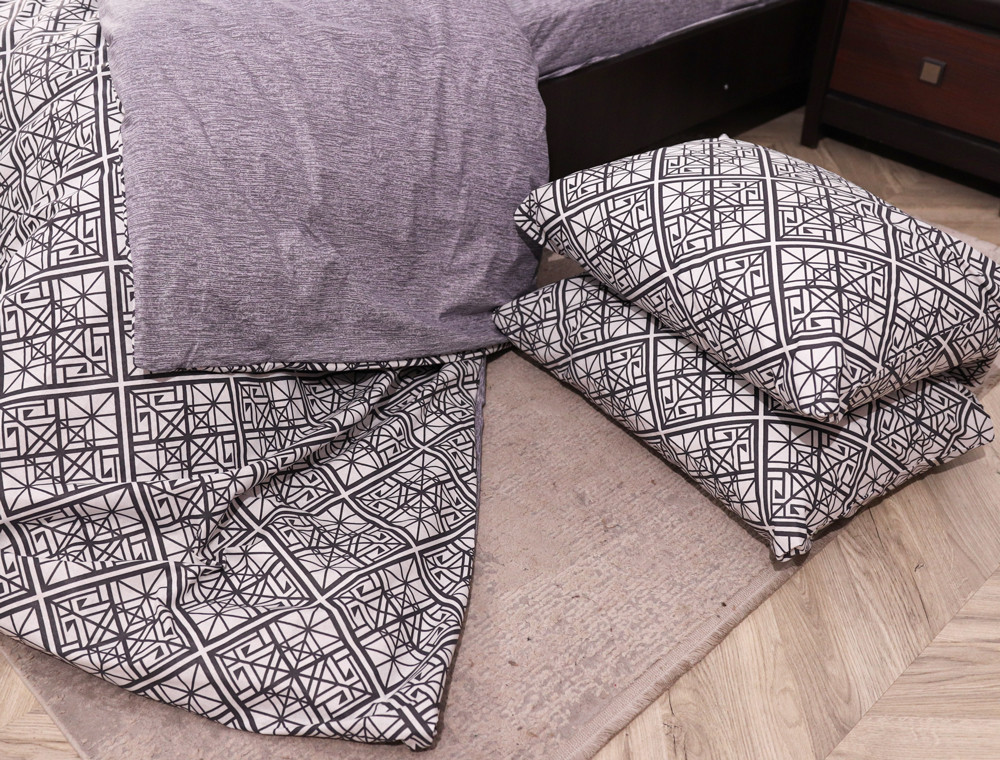 Полуторный набор постельного белья 150*220 из Бязи "Gold" №153113АВ Черешенка™