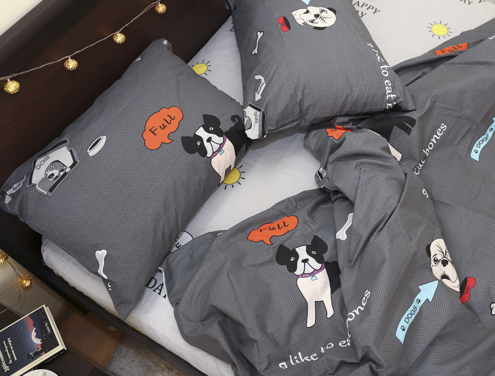 Євро-максі набір постільної білизни 200*220 із Бязі "Gold" №153925AB Черешенка™