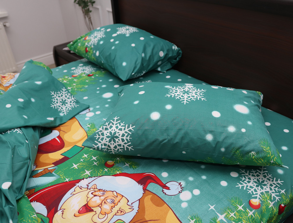 Двоспальний набір постільної білизни 180*220 із Бязі "Gold" №153472 Черешенка™