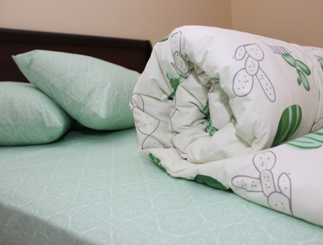 Полуторний набір постільної білизни 150*220 із Бязі "Gold" №152915AB Черешенка™