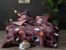 Семейный набор хлопкового постельного белья из Сатина №1097AB Черешенка™
