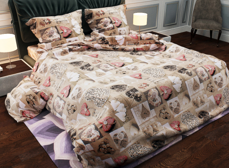 Тканина для постільної білизни Бязь "Gold" "Щоденне свято" GLL2027