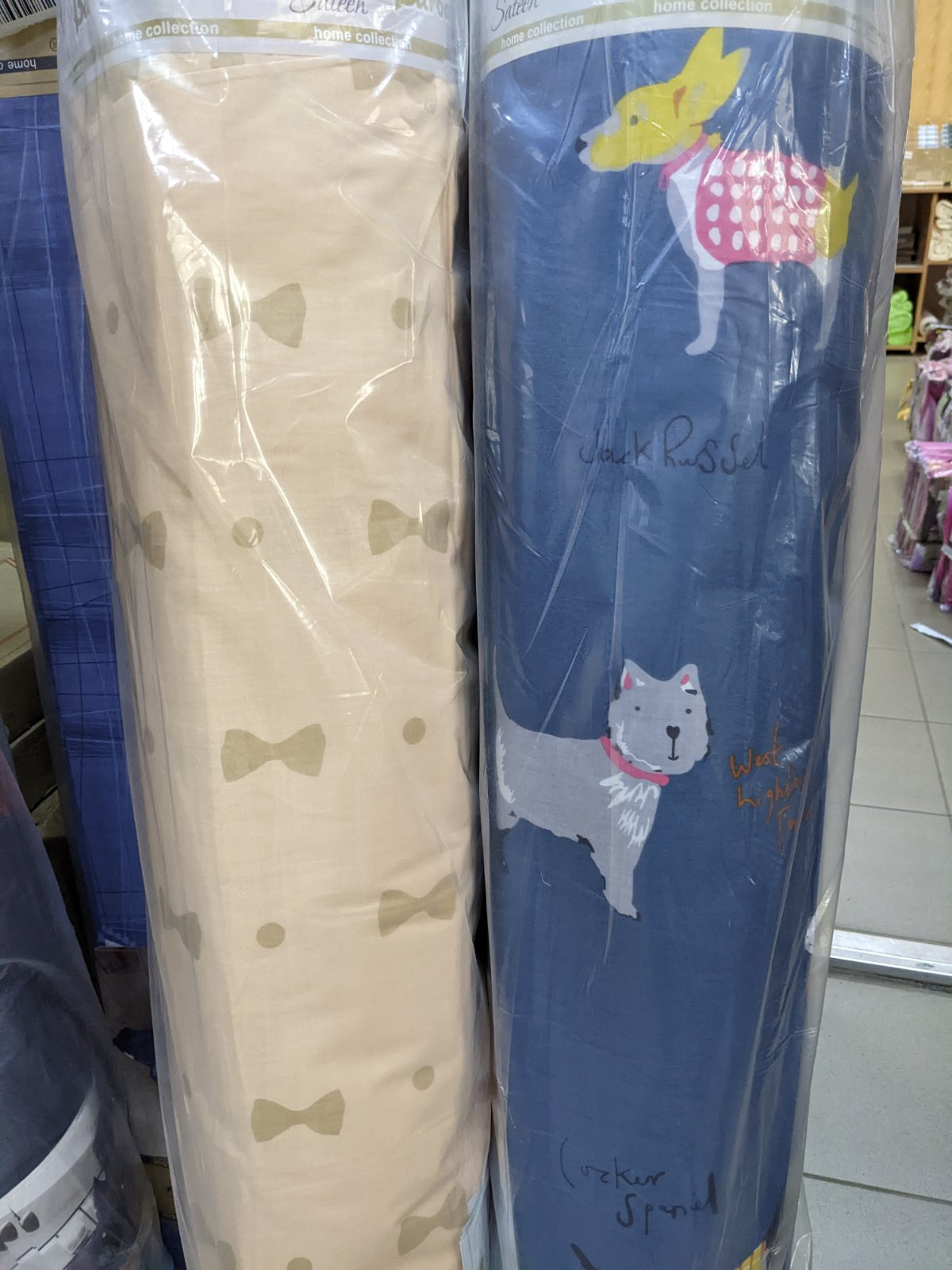 Тканина для постільної білизни Сатин S-131 (A+B) - (60м+60м)