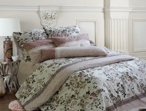 Тканина для постільної білизни Бязь "Gold" Lux GL058 (A+B) - (50м+50м)