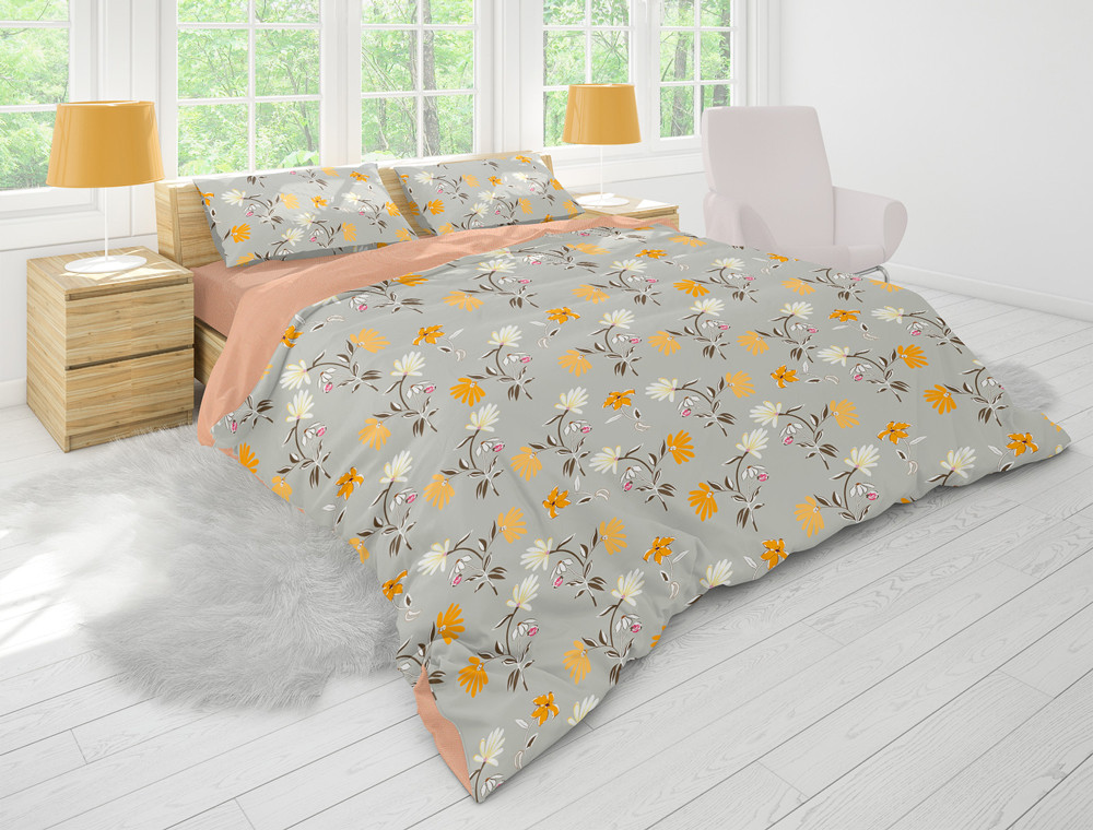 Ткань для постельного белья Бязь "Gold" Lux GL4686 (A+B) - (50м+50м)