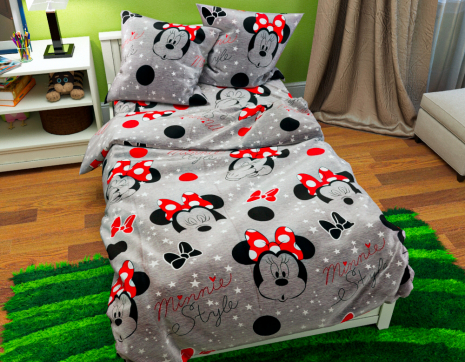 Дитячий комплект з Бязі "Gold" №61133 Черешенка™