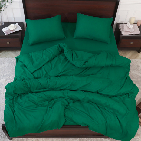 Двуспальный набор постельного белья 180*220 из микрофибры №206027 Черешенка™