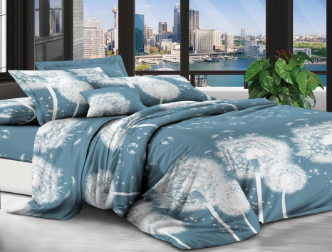 Двоспальний набір постільної білизни 180*220 із полікотону №2031474 Черешенька™