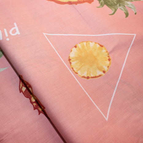 Тканина для постільної білизни Бязь "Gold" Lux "Солодкий ананас" GL4036