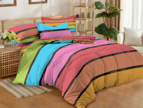 Сімейний набір постільної білизни із Бязі "Gold" №157343AB Черешенка™