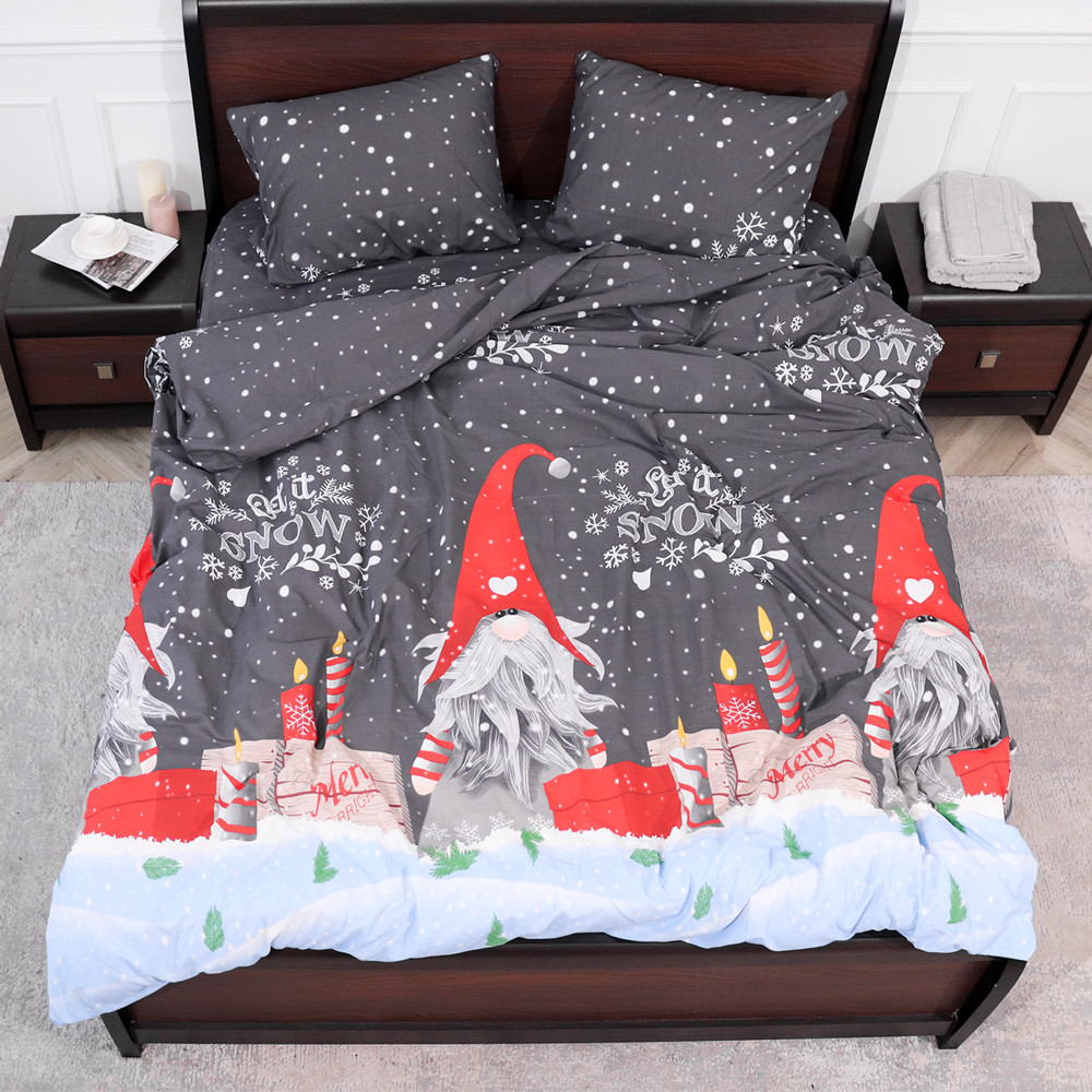 Семейный набор хлопкового постельного белья из Бязи "Gold" №157969 Черешенка™