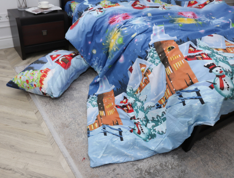 Полуторный набор постельного белья 150*220 из Бязи "Gold" №157721 Черешенка™