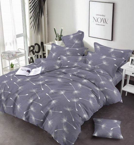 Ткань для постельного белья Бязь "Gold" Lux GL6620grey