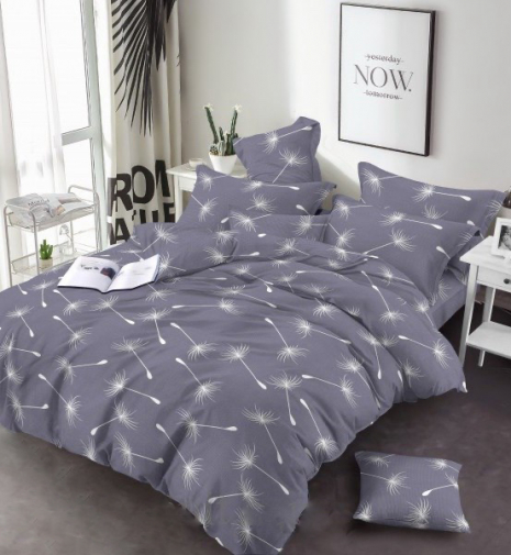 Ткань для постельного белья Бязь "Gold" Lux GL6620grey