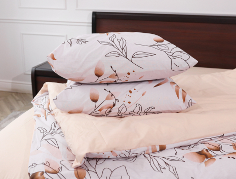 Сімейний набір постільної білизни із Бязі "Gold" №158250АВ Черешенка™