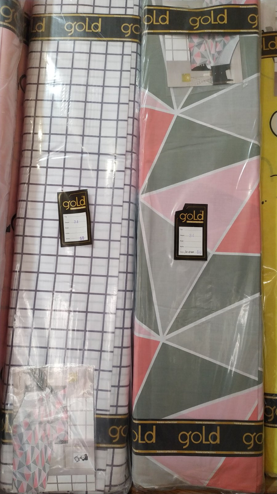 Тканина для постільної білизни Бязь "Gold" Lux GL1210 (A+B) - (50м+50м)