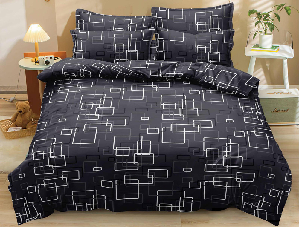 Євро набір постільної білизни 200*220 із полікотону №202437 Черешенька™