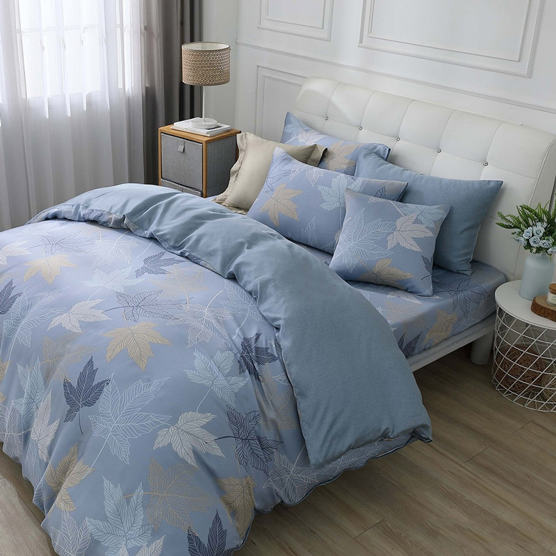 Євро-максі набір постільної білизни 200*220 із Бязі "Gold" з простирадлом на резинці №145004 Черешенка™