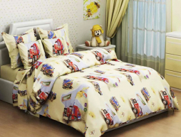 Тканина для постільної білизни Бязь "Gold" Lux дитяча GLB0669beige