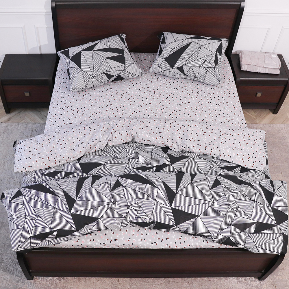 Двоспальний набір постільної білизни 180*220 із Бязі "Gold" №155091AB Черешенька™