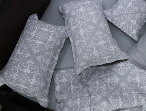 Евро макси набор постельного белья 200*230 из Муслина №600-28 Черешенка™