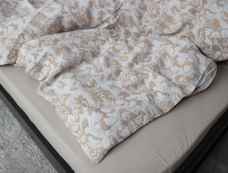 Евро макси набор постельного белья 200*230 из Муслина №600-05 Черешенка™