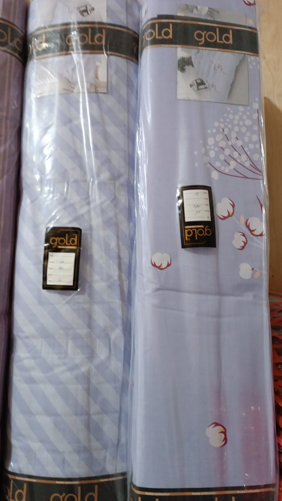 Ткань для постельного белья Бязь "Gold" Lux "... с любовью" GL7787 (A+B) - (50м+50м)