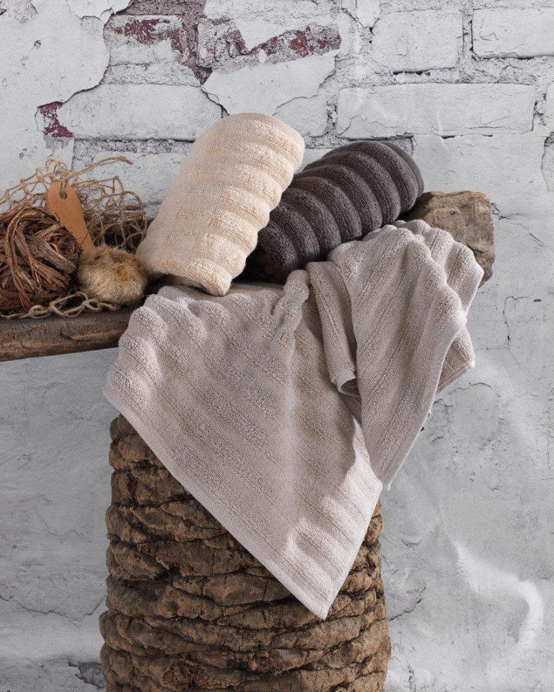 Комплект махрових банних рушників CESTEPE EZGI (150*90)