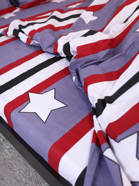 Двоспальний набір постільної білизни 180*220 із Бязі "Gold" №151252 Черешенка™