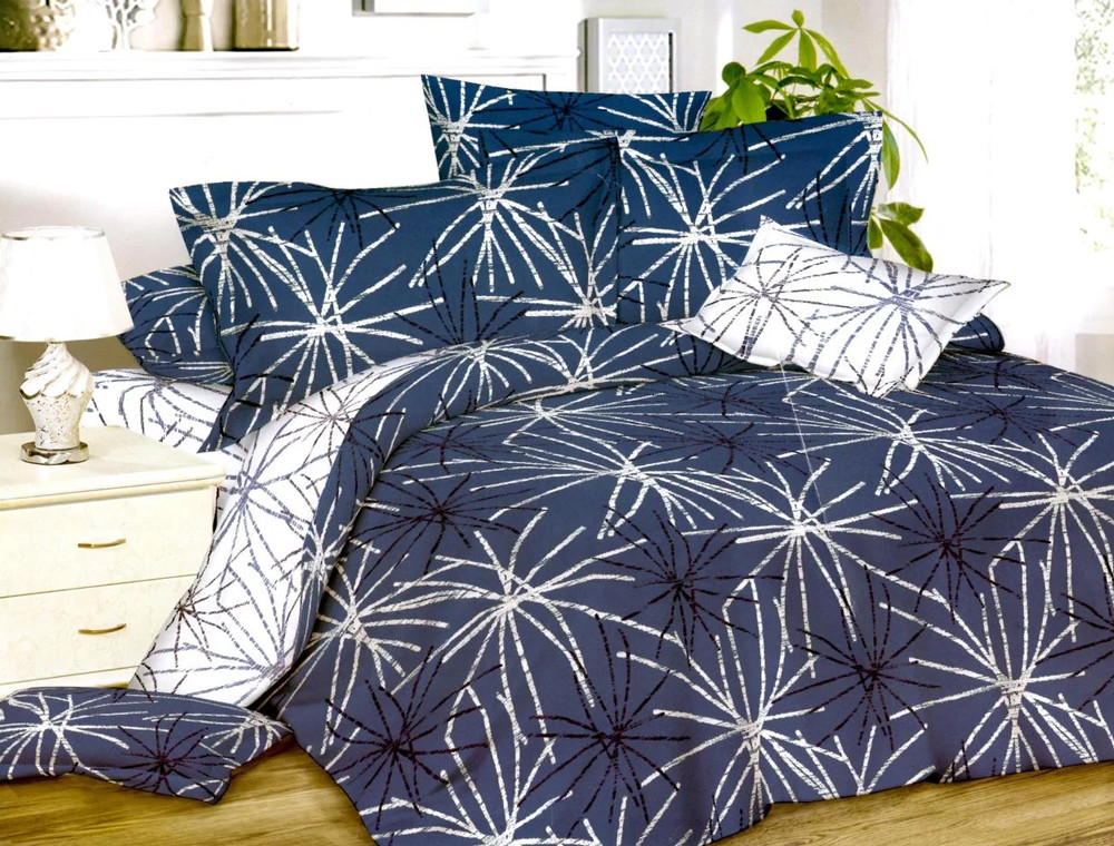 Сімейний набір постільної білизни із Сатину №016 Черешенка™