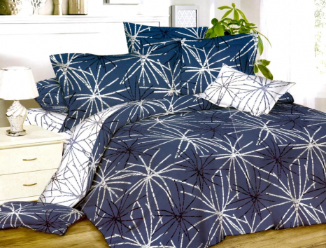 Сімейний набір постільної білизни із Сатину №016 Черешенка™