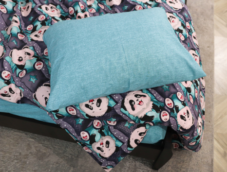 Двоспальний набір постільної білизни 180*220 із Бязі "Gold" №165195AB Черешенка™