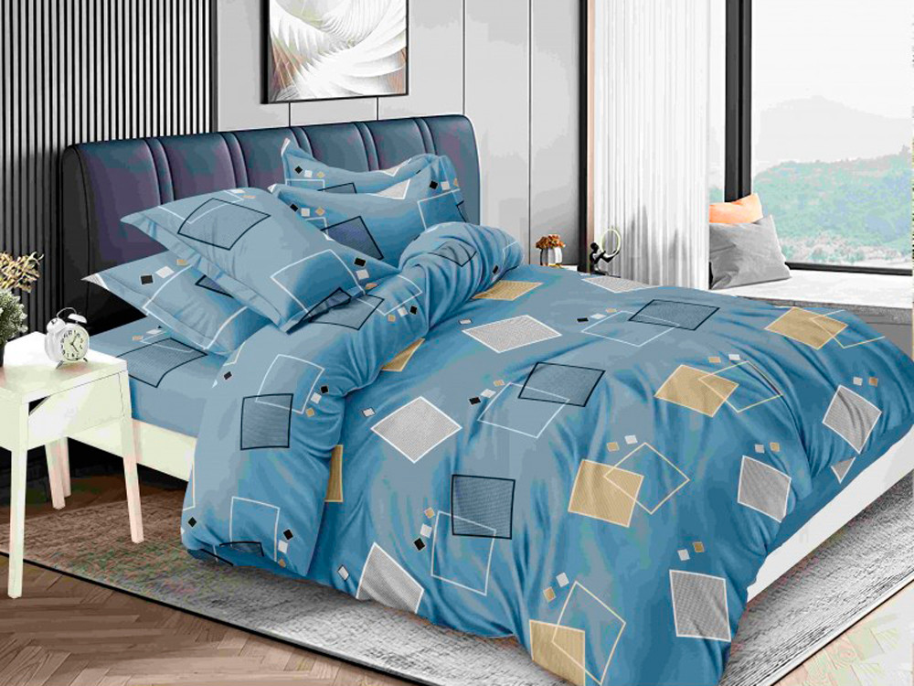 Сімейний набір постільної білизни 240*220 із полікотону №200137 Черешенька™