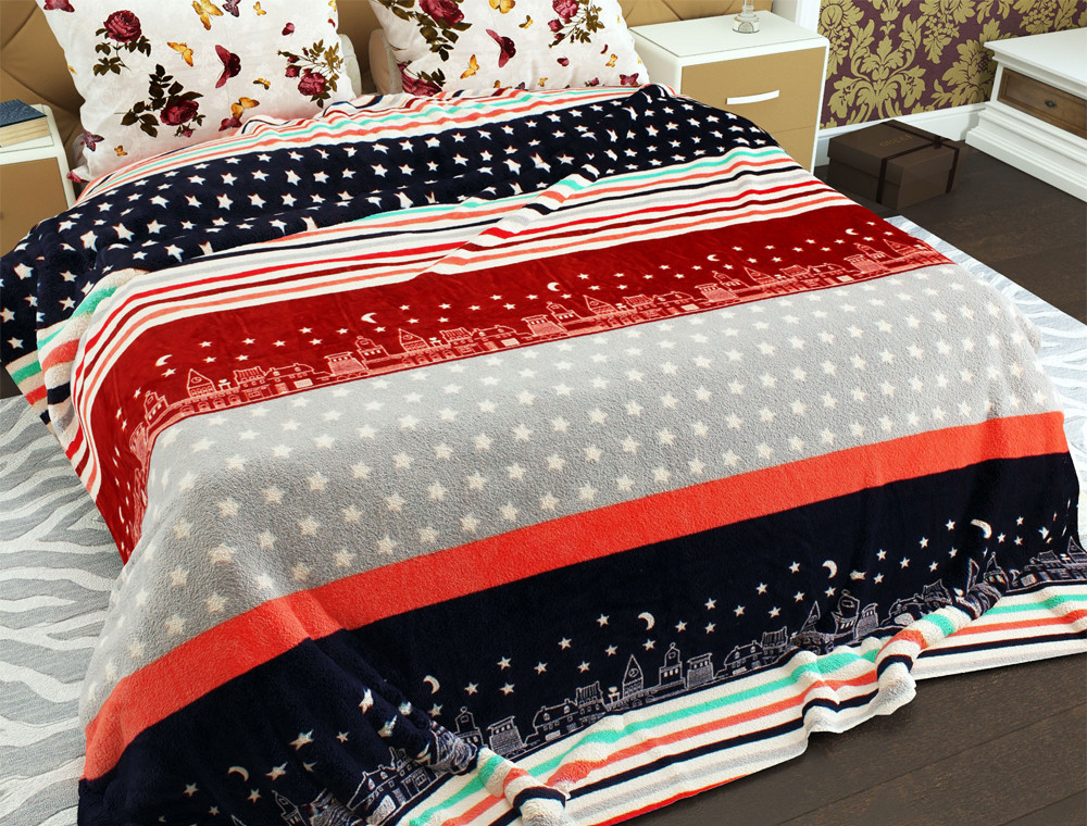 Євро флісовий плед №33410