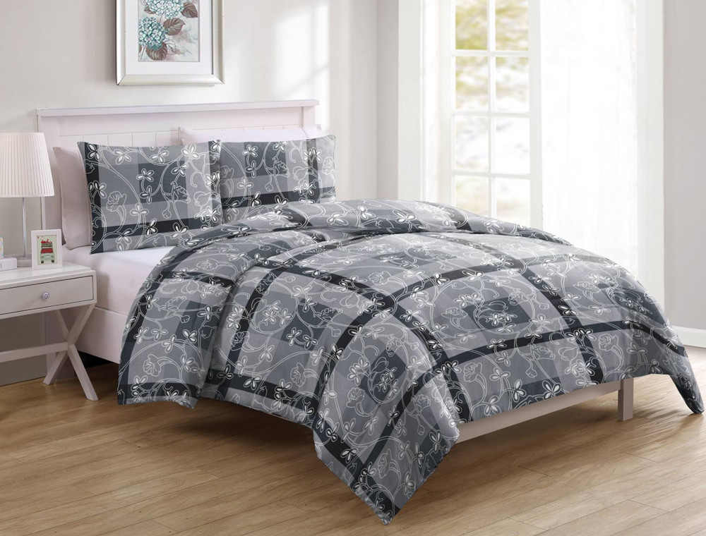 Ткань для постельного белья Бязь "Gold" Lux GL3621grey